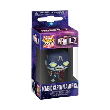 Funko POP! Marvel Keychain Zombie Captain America