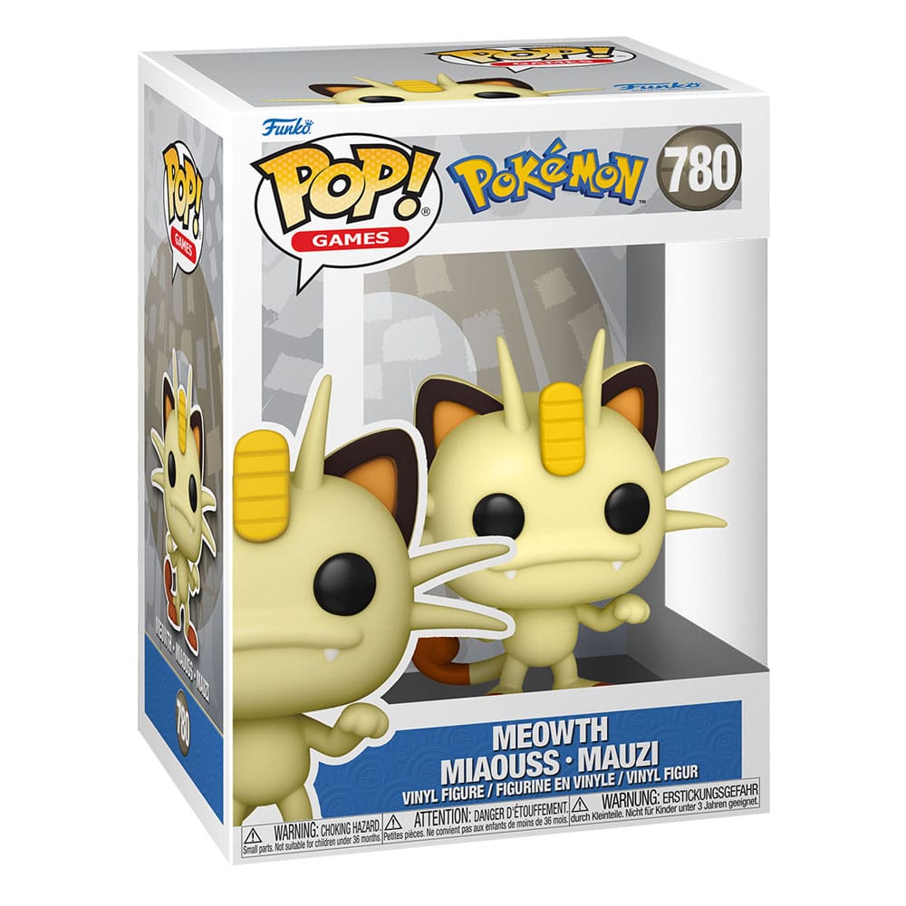 Funko POP 74630 Pokémon - Meowth 780 - Funkoshop KelCha Toys in Hoorn