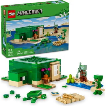LEGO Minecraft Het schildpadstrandhuis 21254 LEGO Minecraft Het schildpadstrandhuis 21254