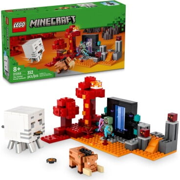 LEGO Minecraft Hinderlaag bij het Nether-portaal 21255 LEGO Minecraft Hinderlaag bij het Nether-portaal 21255