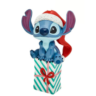 Stitch – Xmas Decoration – Stitch with gift 13cm