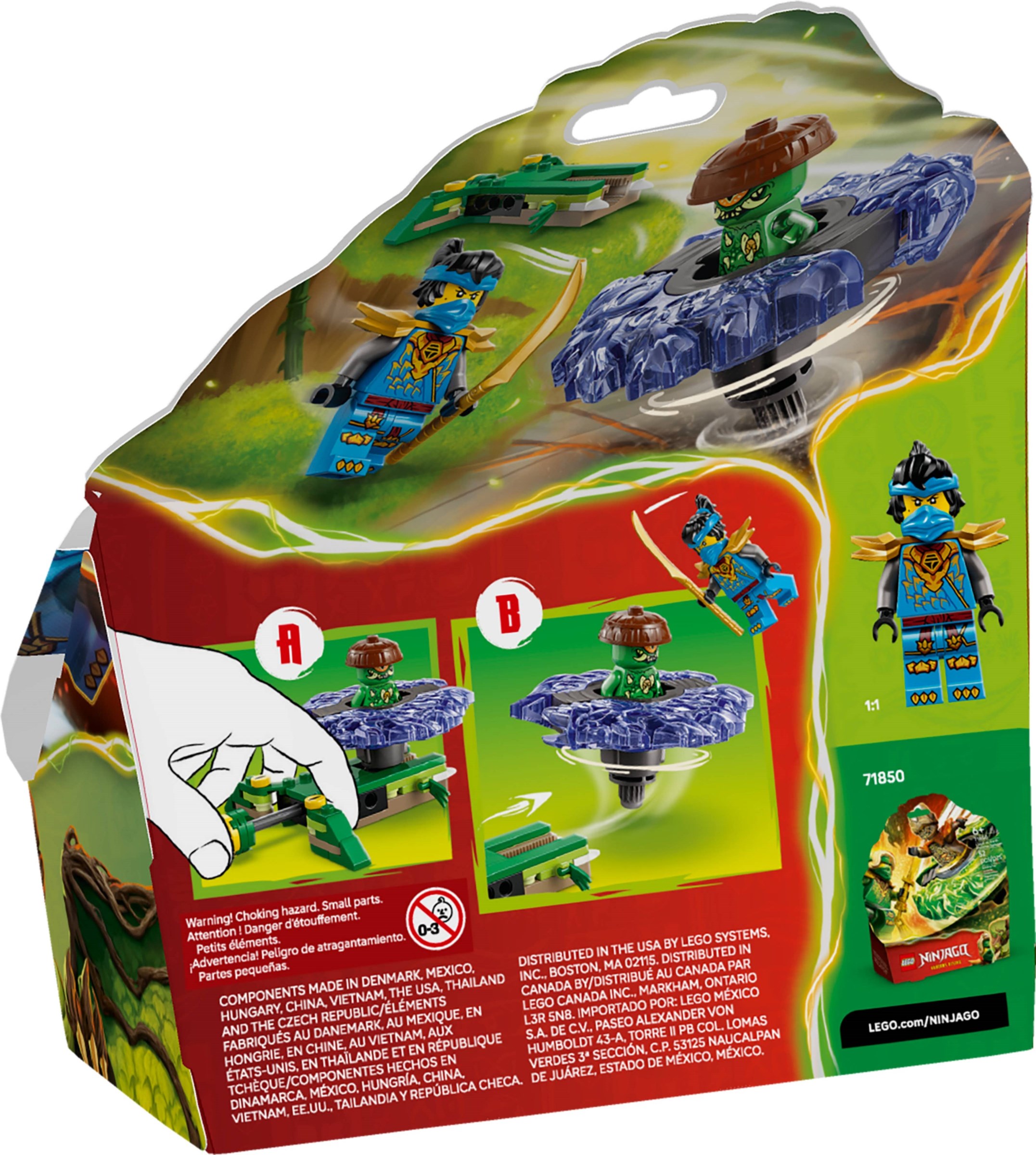 LEGO Ninjago - Nya vs mutatiemonster in spinner 71849 - KelCha Toys