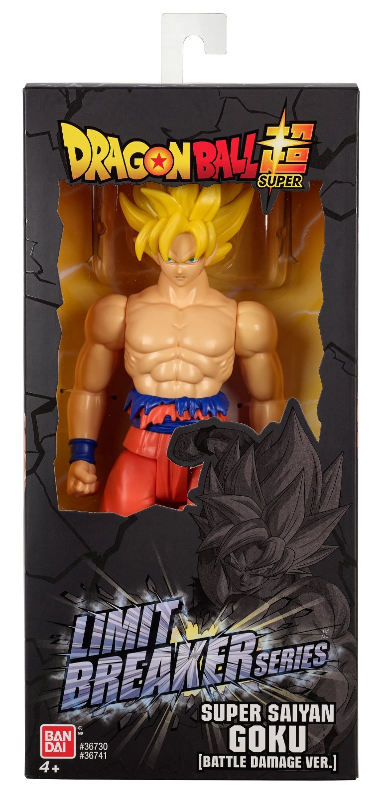 Bandai Dragon Ball - Giant Figure Limit Breaker - Ss Goku Battle Damage 30cm