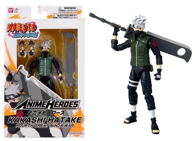 Naruto - Bandai - Anime Heroes - Kakasi Fourth Great Ninja War 17cm