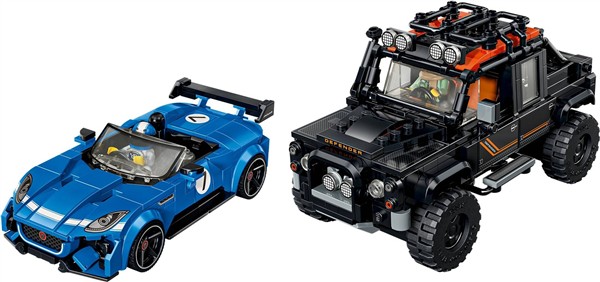 LEGO Speed Champions - Jaguar Project 7 & Land Rover Defender