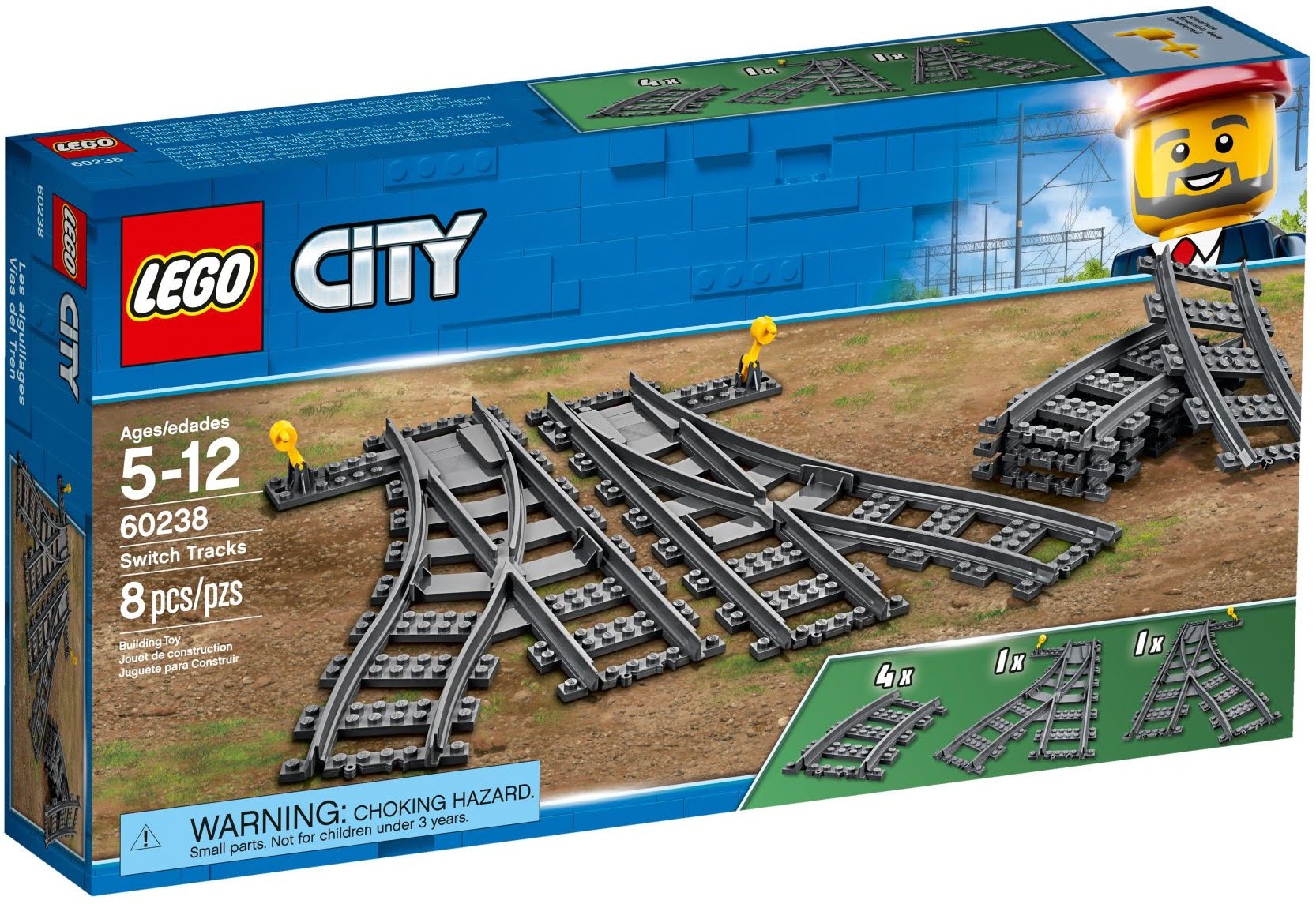 LEGO City Wissels en bochten 60238