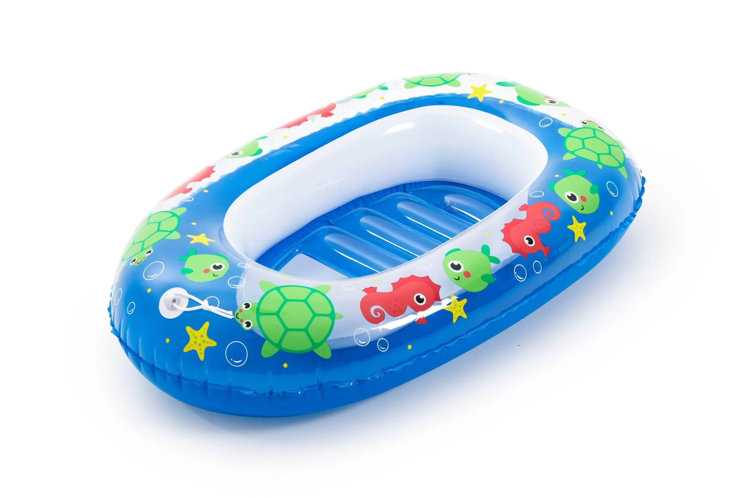Bestway Opblaasbaar bootje blauw 102 x 69cm