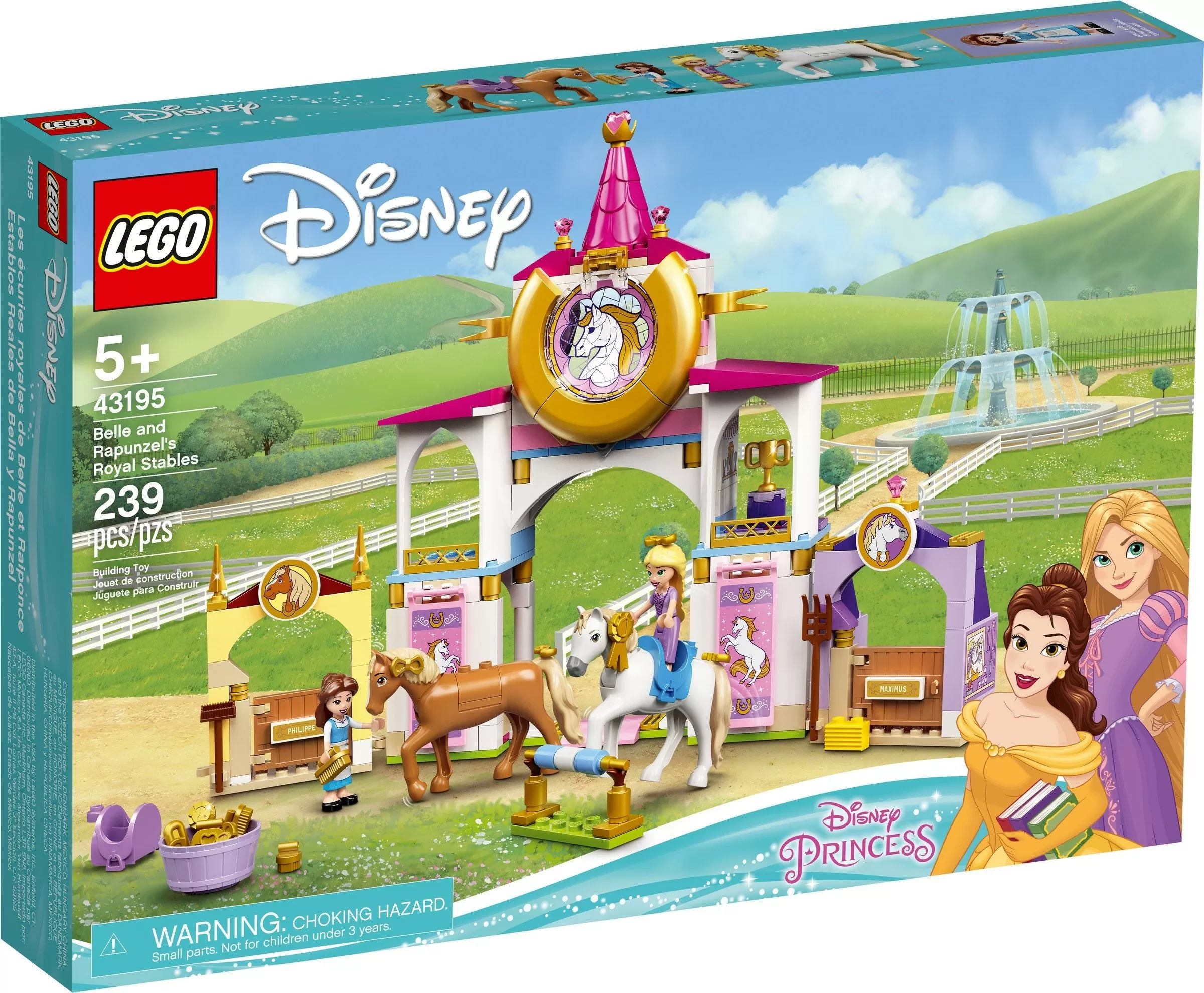 LEGO Disney Belle en Rapunzel’s koninklijke paardenstal 43195 LEGO Disney Belle en Rapunzel’s koninklijke paardenstal 43195