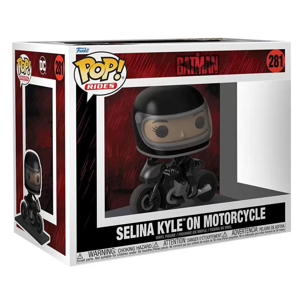 Funko POP! The Batman Rides Selina on Motorcycle 281