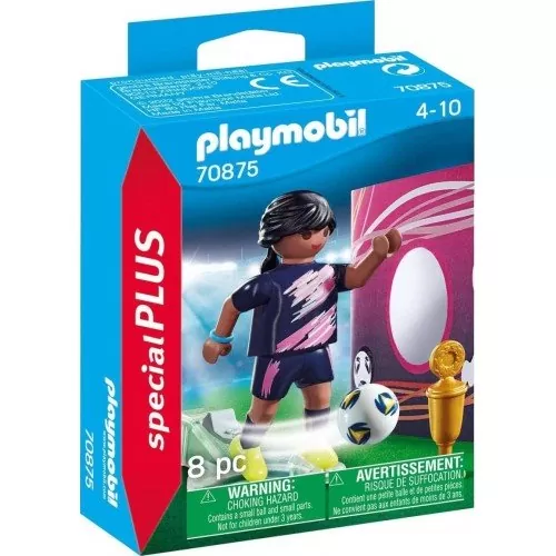 Playmobil Special Plus Voetbalster met doelmuur 70875