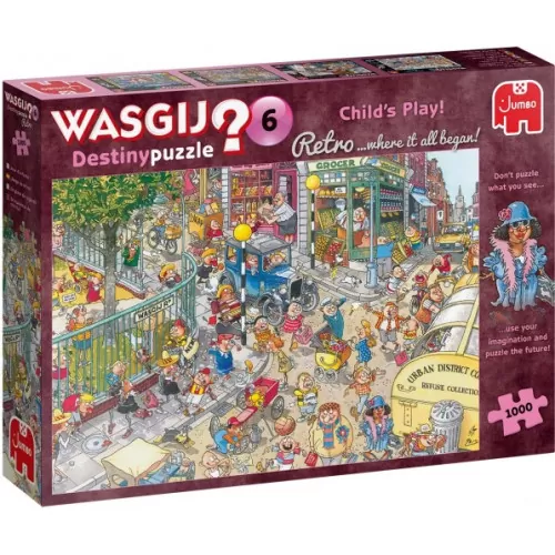 Wasgij puzzel Retro Destiny 6 Kinderspel 25015