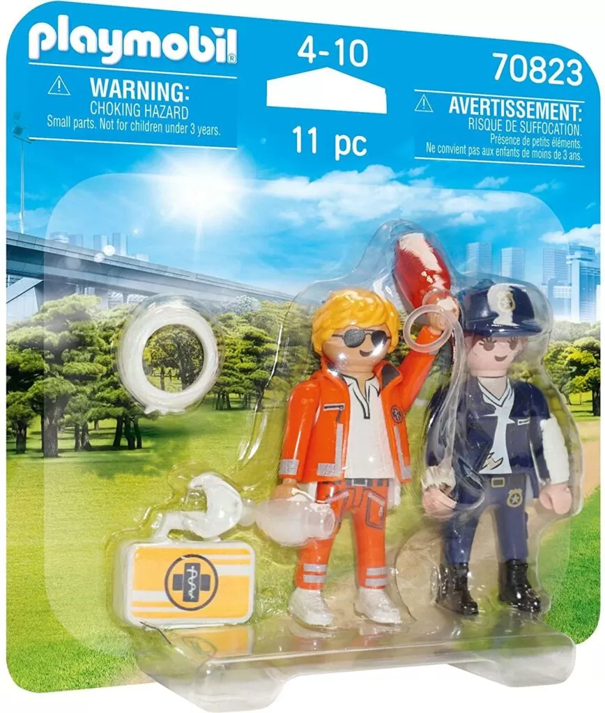 Playmobil Duopack spoedarts en politieagente 70823