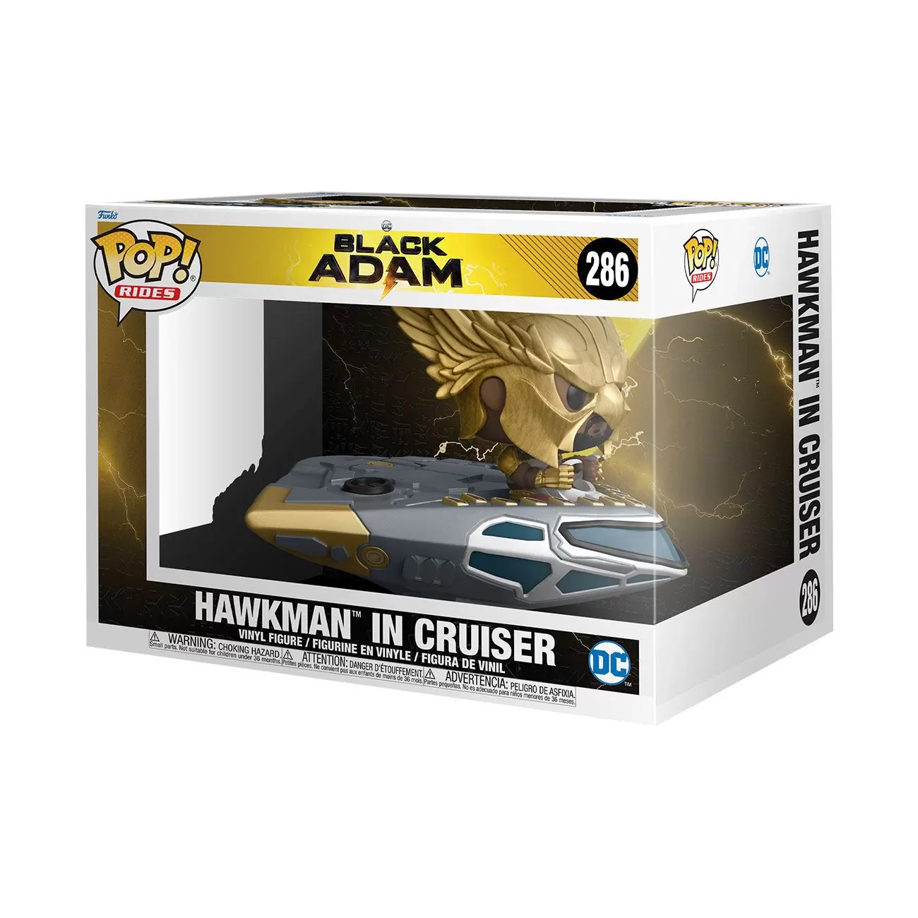 Funko POP! 286 DC Black Adam – Hawkman in Cruiser 64195