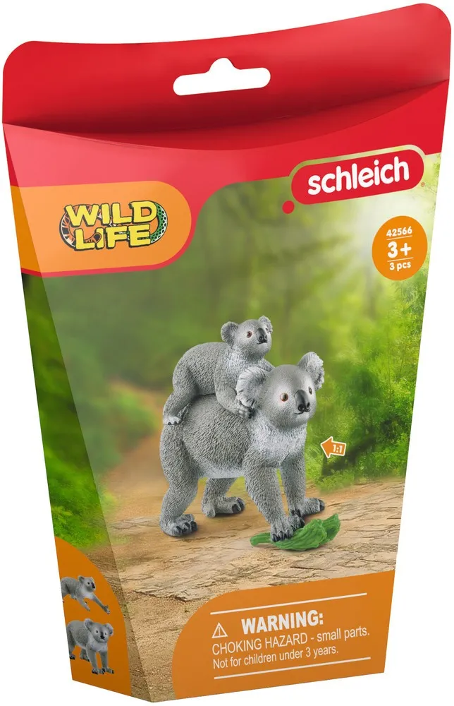 Schleich Wild Life  Koalamoeder met baby 42566