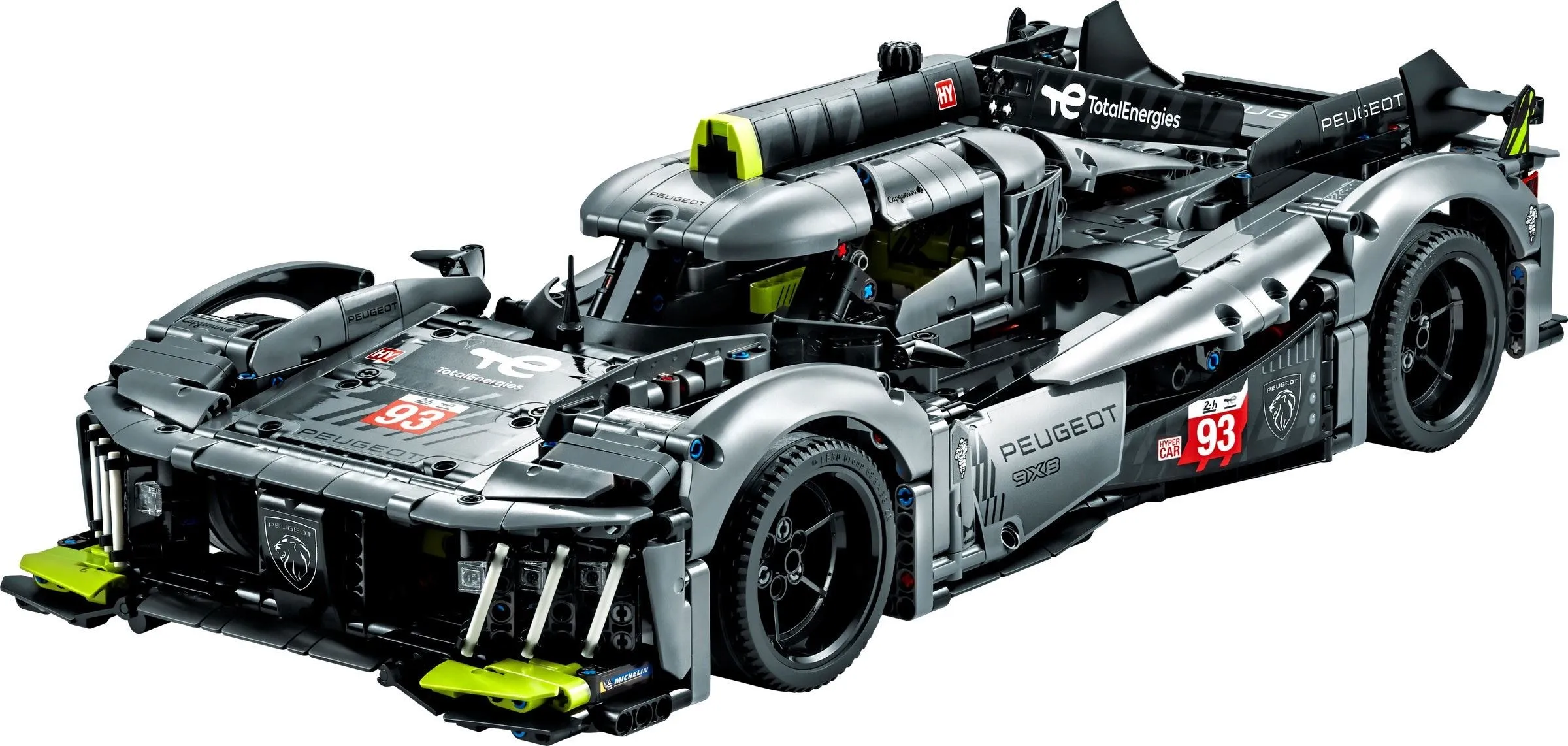 LEGO Technic Peugeot 9×8 24H LeMans Hybrid Hypercar 42156