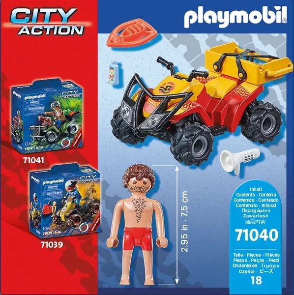 Playmobil City Action Badmeester Quad 71040