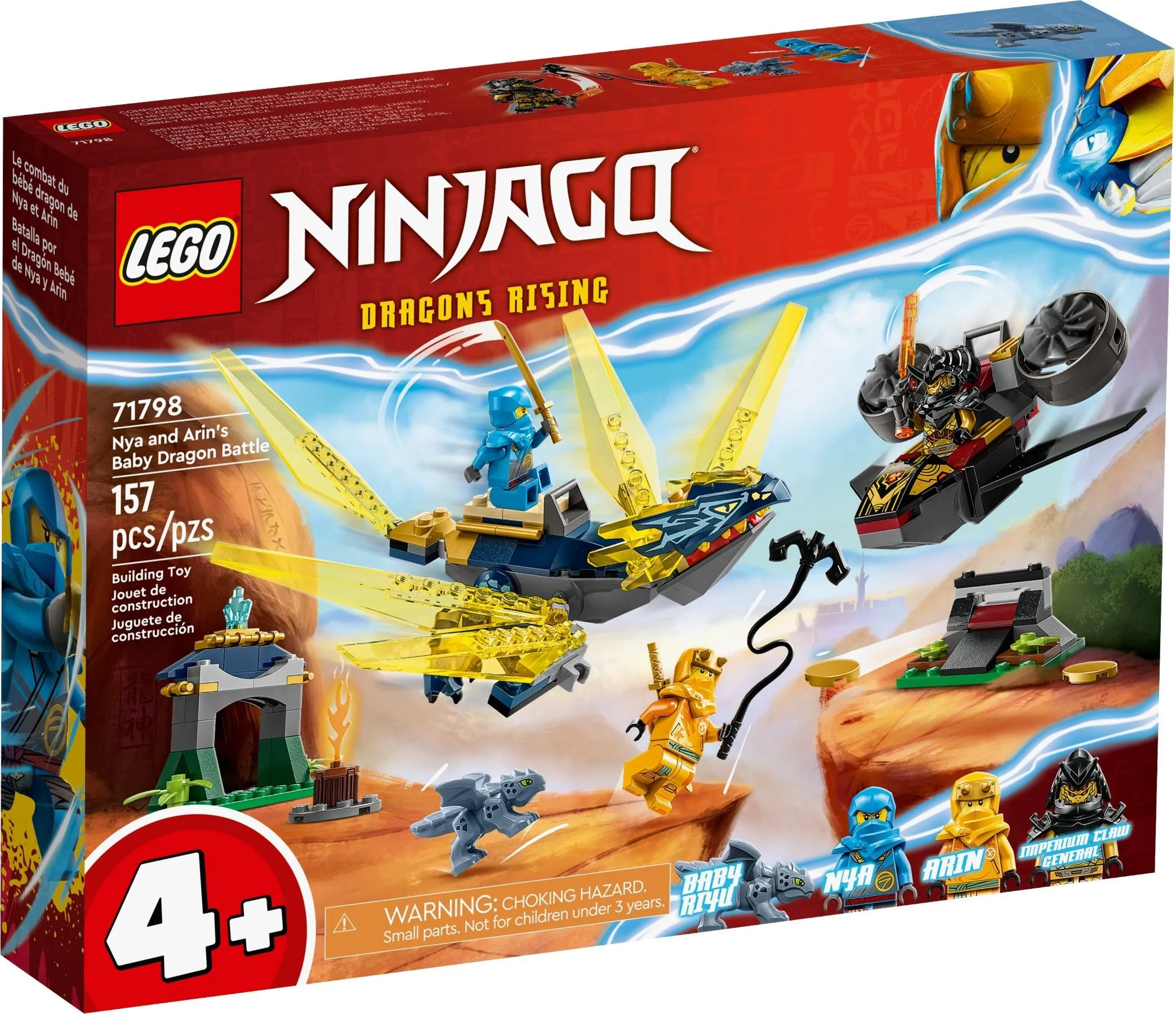 LEGO Ninjago Nya en Arins baby drakenduel 71798 LEGO Ninjago Nya en Arins baby drakenduel 71798