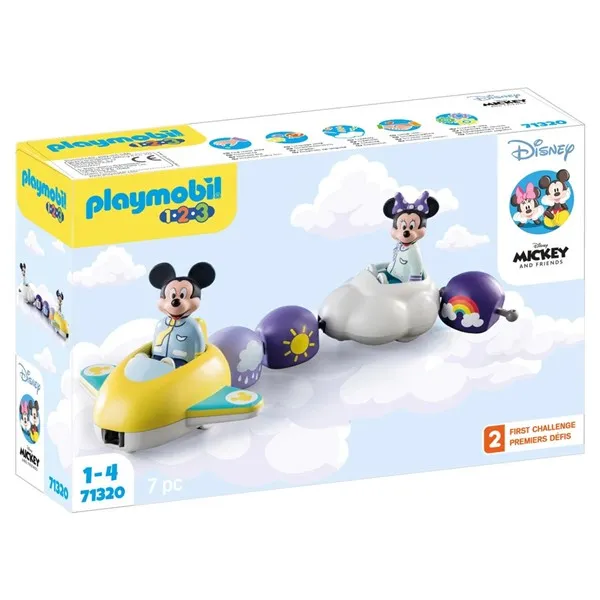 Playmobil 1.2.3 Mickey Mouse Wolkentrein 71320