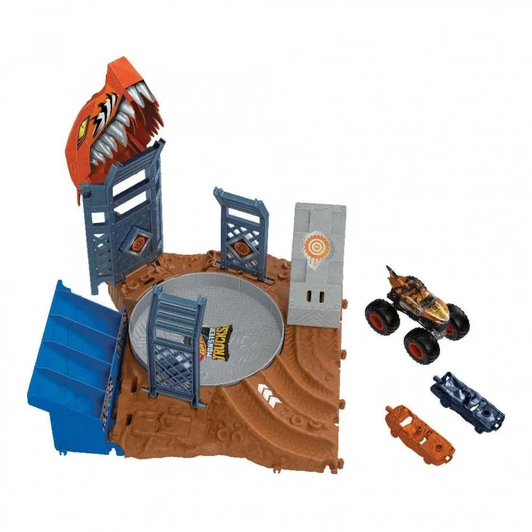 Hot Wheels Monster Trucks Arena Smash Spin-out Challenge
