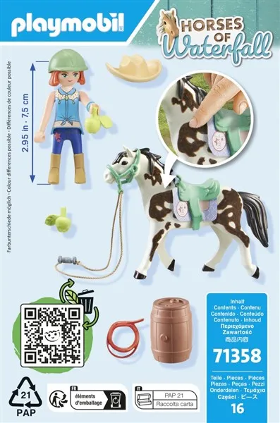 Playmobil Horses of Waterfall – Ellie en Sawdust 71358