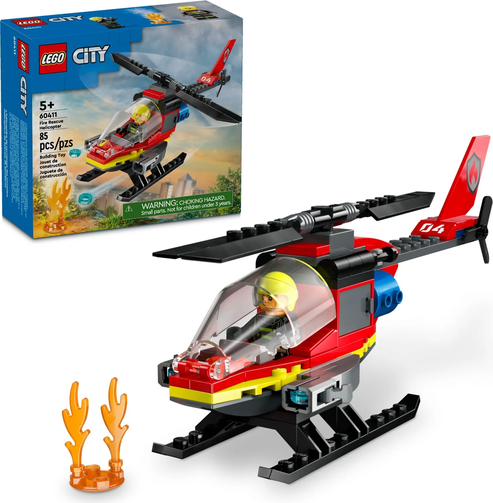 LEGO City Brandweerhelikopter 60411
