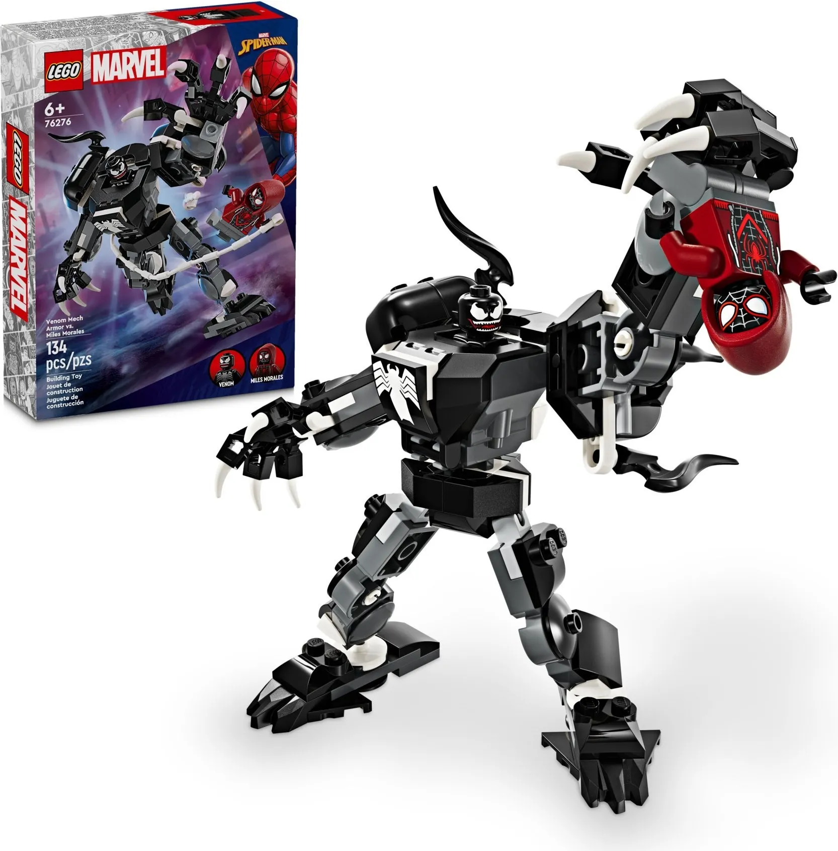 LEGO Marvel Venom Mechapantser vs Miles Morales 76276