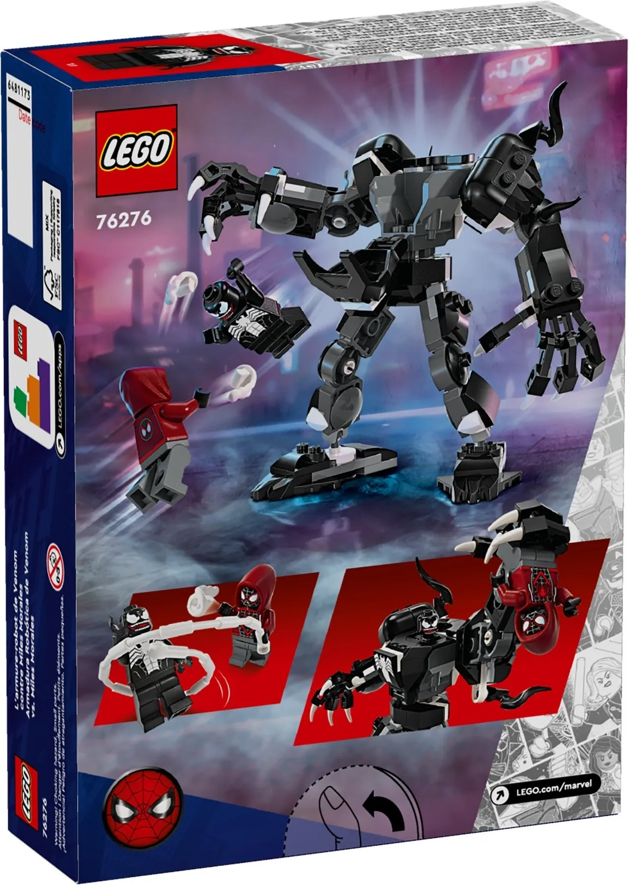 LEGO Marvel Venom Mechapantser vs Miles Morales 76276