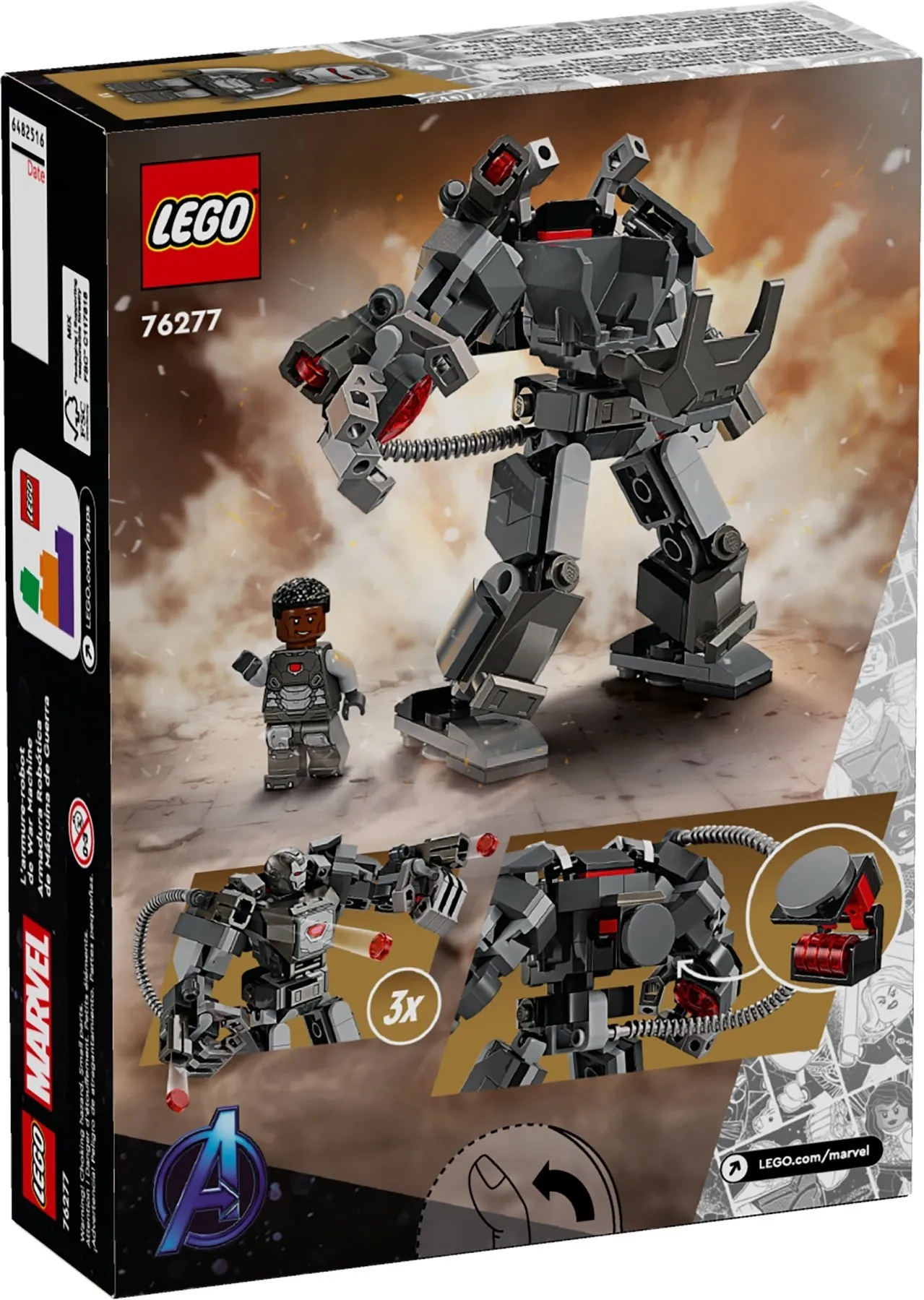 LEGO Marvel War Machine Mechapantser 76277