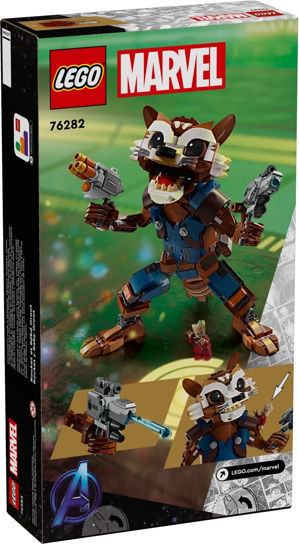 LEGO Marvel Rocket en Baby Groot 76282 LEGO Marvel Rocket en Baby Groot 76282
