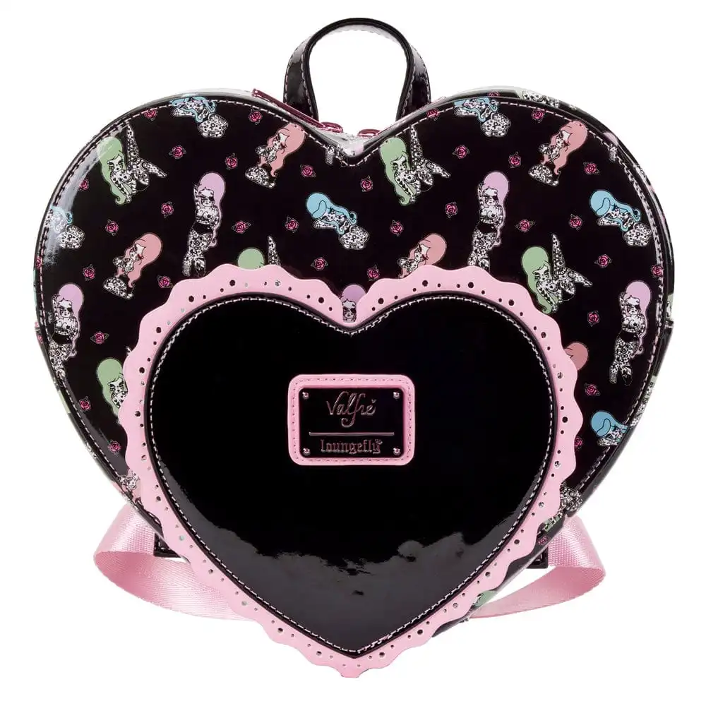 Loungefly Valfre Double Heart mini back pack Bad Bettie Tattoo