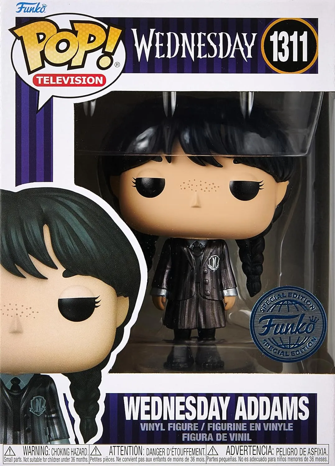 Funko POP 68293 Wednesday Addams Metallic 1311