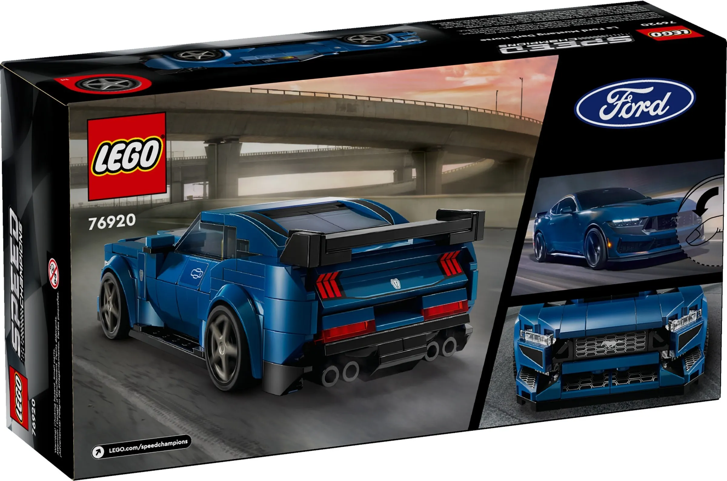 LEGO Speed Champions Ford Mustang Dark Horse sportwagen 76920 LEGO Speed Champions Ford Mustang Dark Horse sportwagen 76920