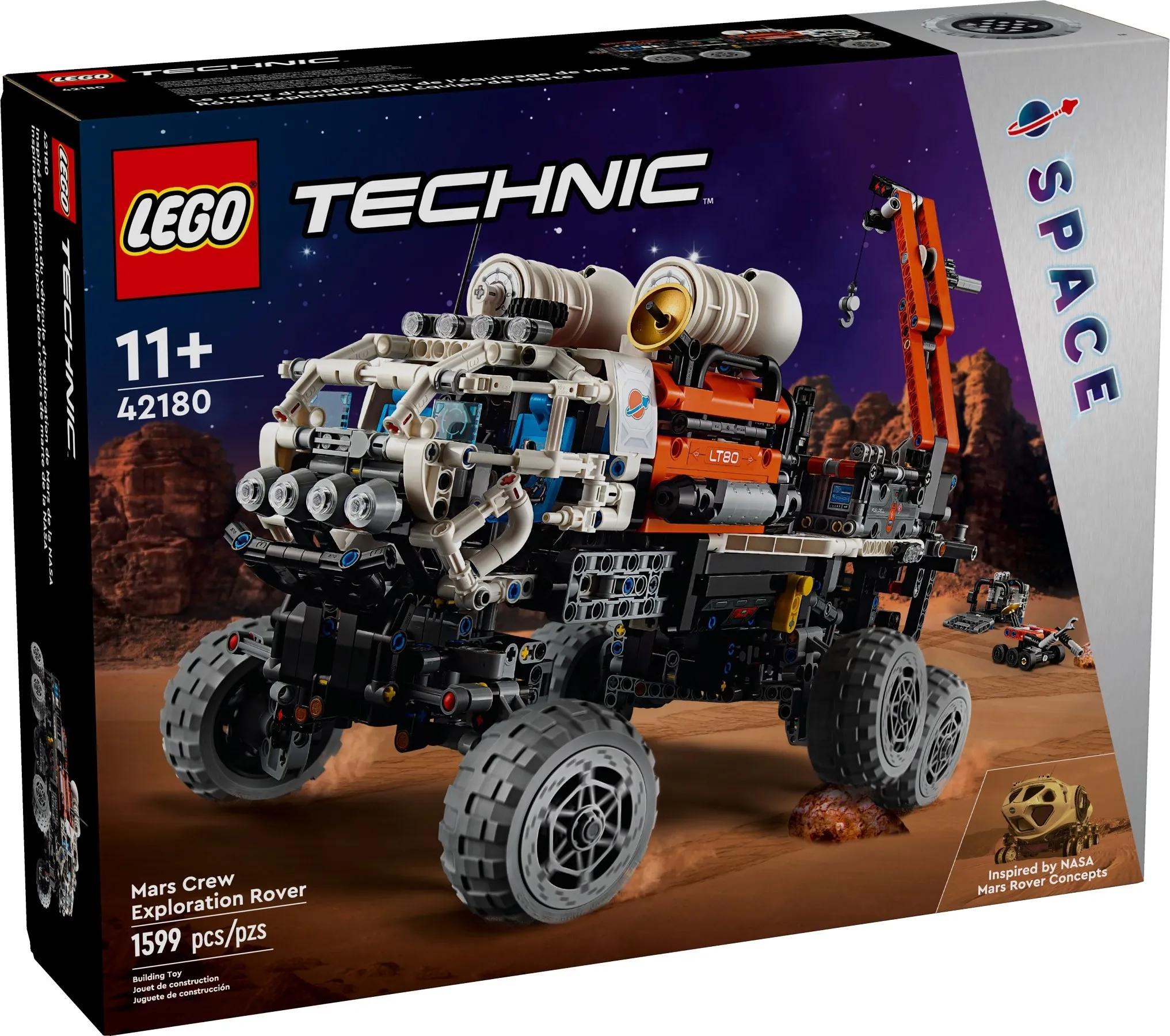 LEGO Technic Verkenningsrover op Mars 42180