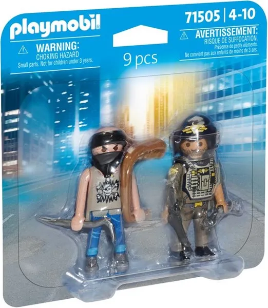Playmobil duopack Tactische politie-eenheid & bandiet 71505