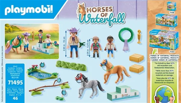 Playmobil Horses of Waterfall Ponytoernooi 71495