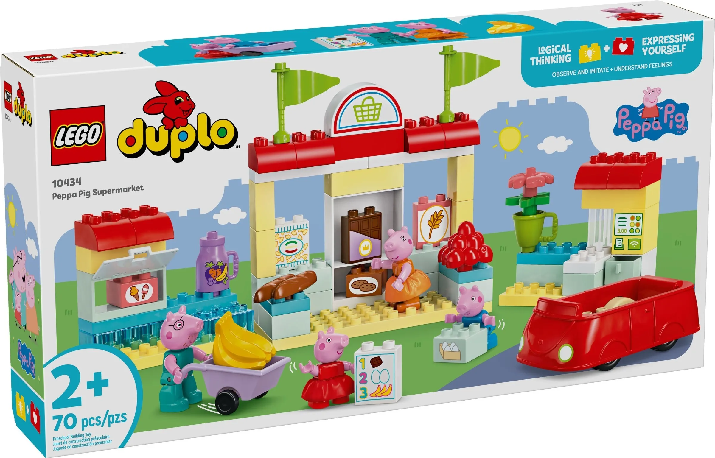 LEGO DUPLO Peppa Big Supermarkt 10434