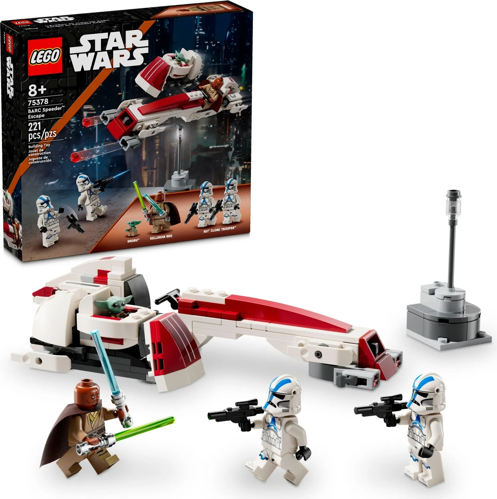 LEGO Star Wars BARC Speeder ontsnapping 75378 LEGO Star Wars BARC Speeder ontsnapping 75378