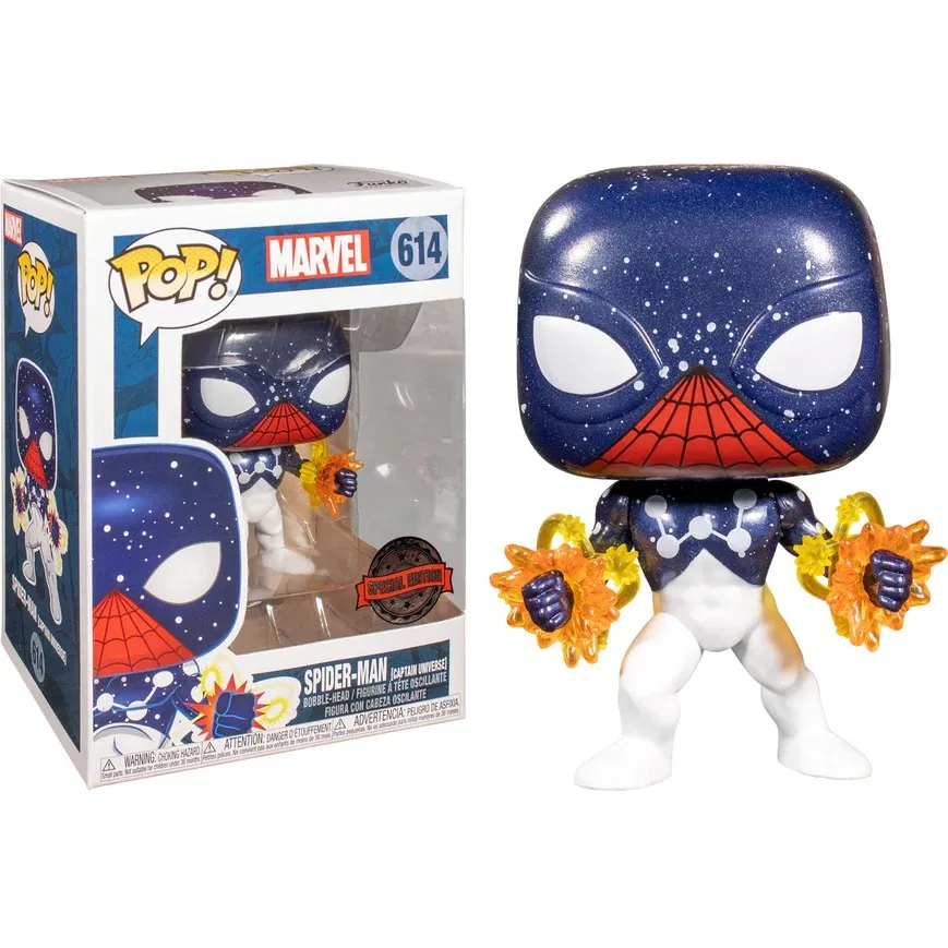 Funko POP 47064 Marvel Captain Universe Spider-Man Exclusive 614