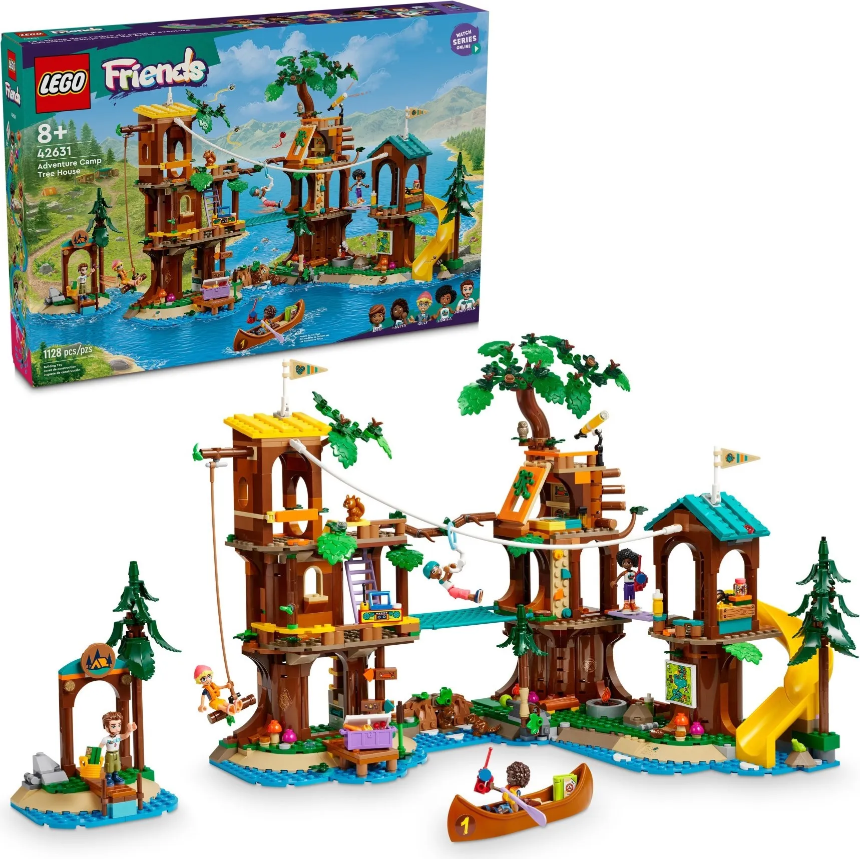 LEGO Friends Avonturenkamp boomhut 42631 LEGO Friends Avonturenkamp boomhut 42631