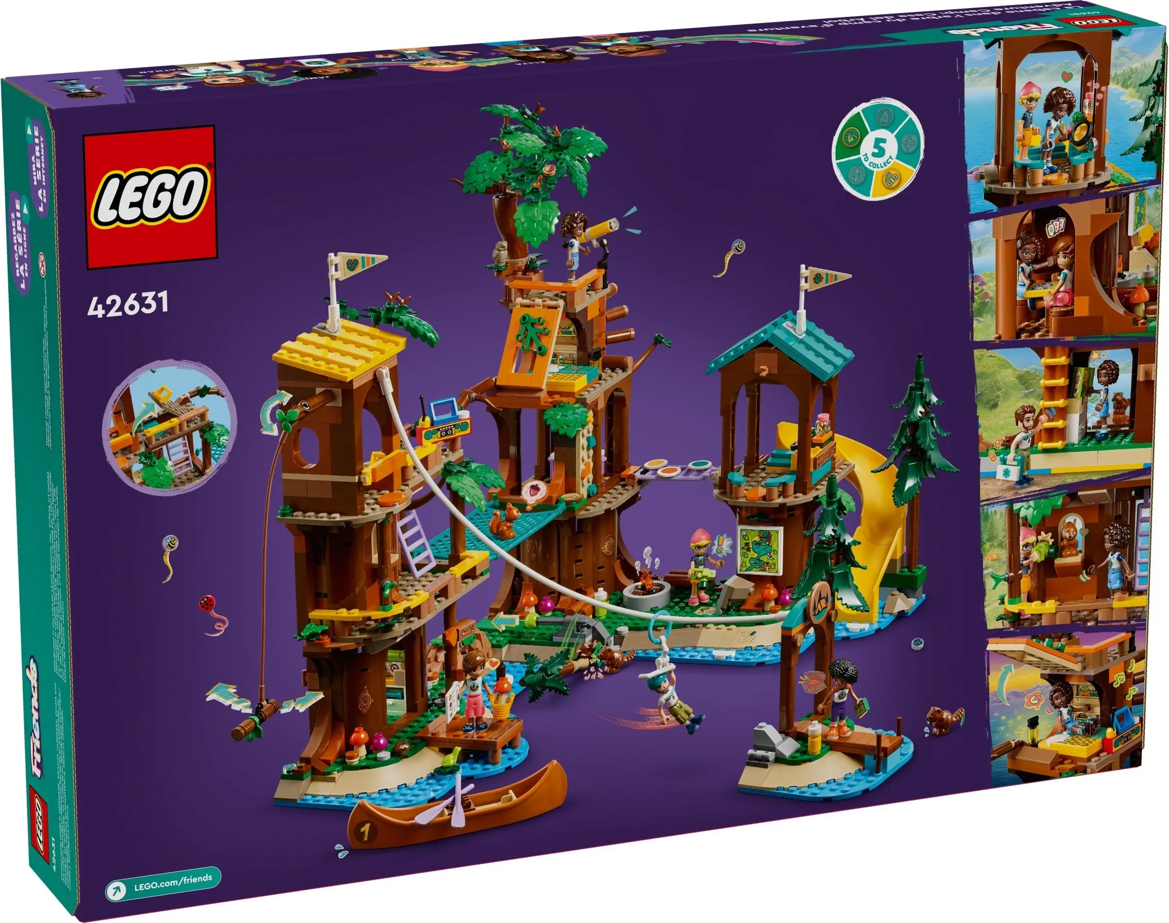 LEGO Friends Avonturenkamp boomhut 42631 LEGO Friends Avonturenkamp boomhut 42631