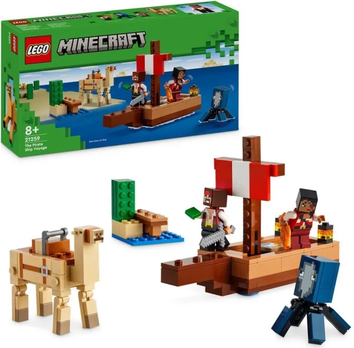 LEGO Minecraft De Piratenschipreis 21259 LEGO Minecraft De Piratenschipreis 21259