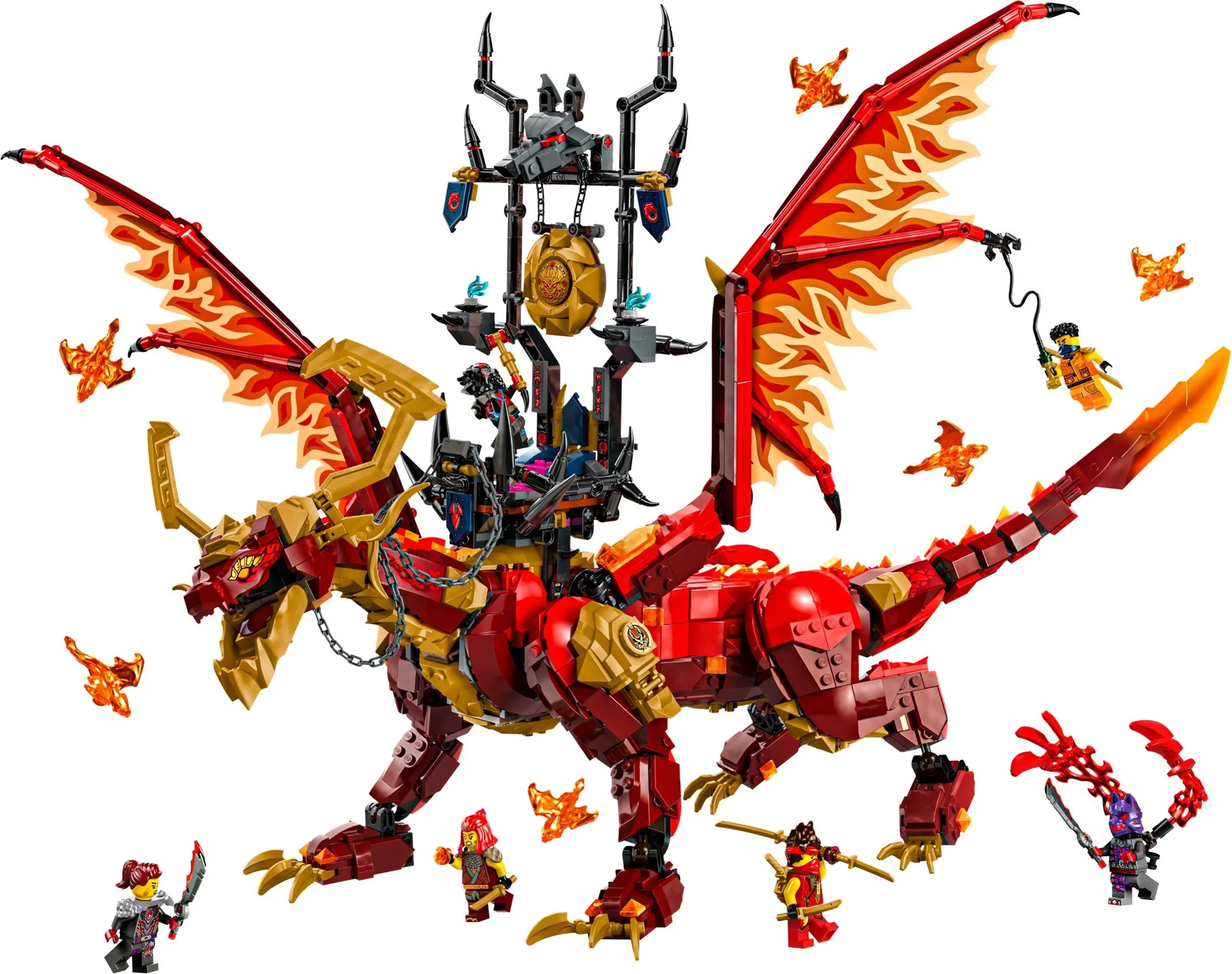 LEGO Ninjago Brondraak van Beweging 71822 LEGO Ninjago Brondraak van Beweging 71822
