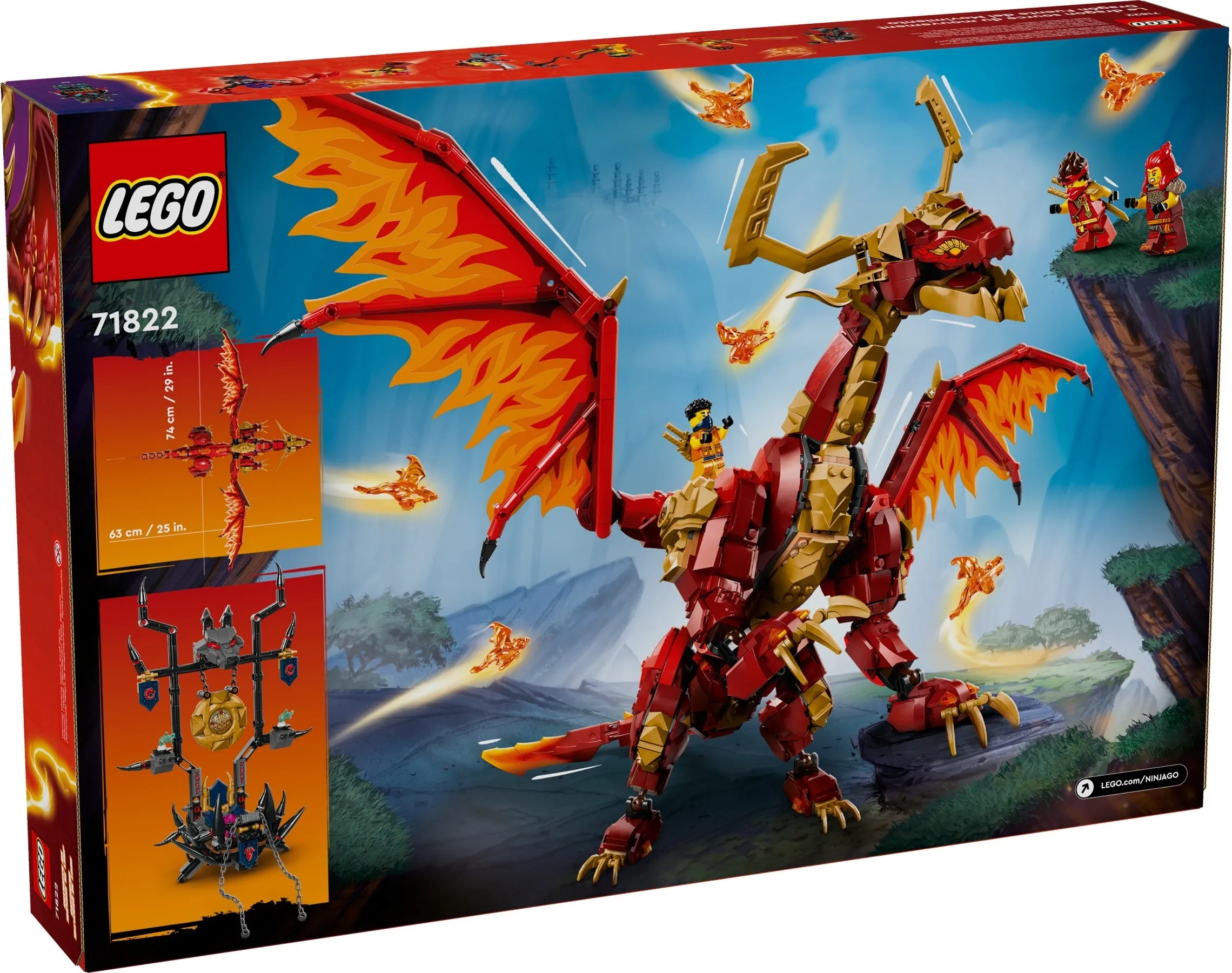 LEGO Ninjago Brondraak van Beweging 71822 LEGO Ninjago Brondraak van Beweging 71822