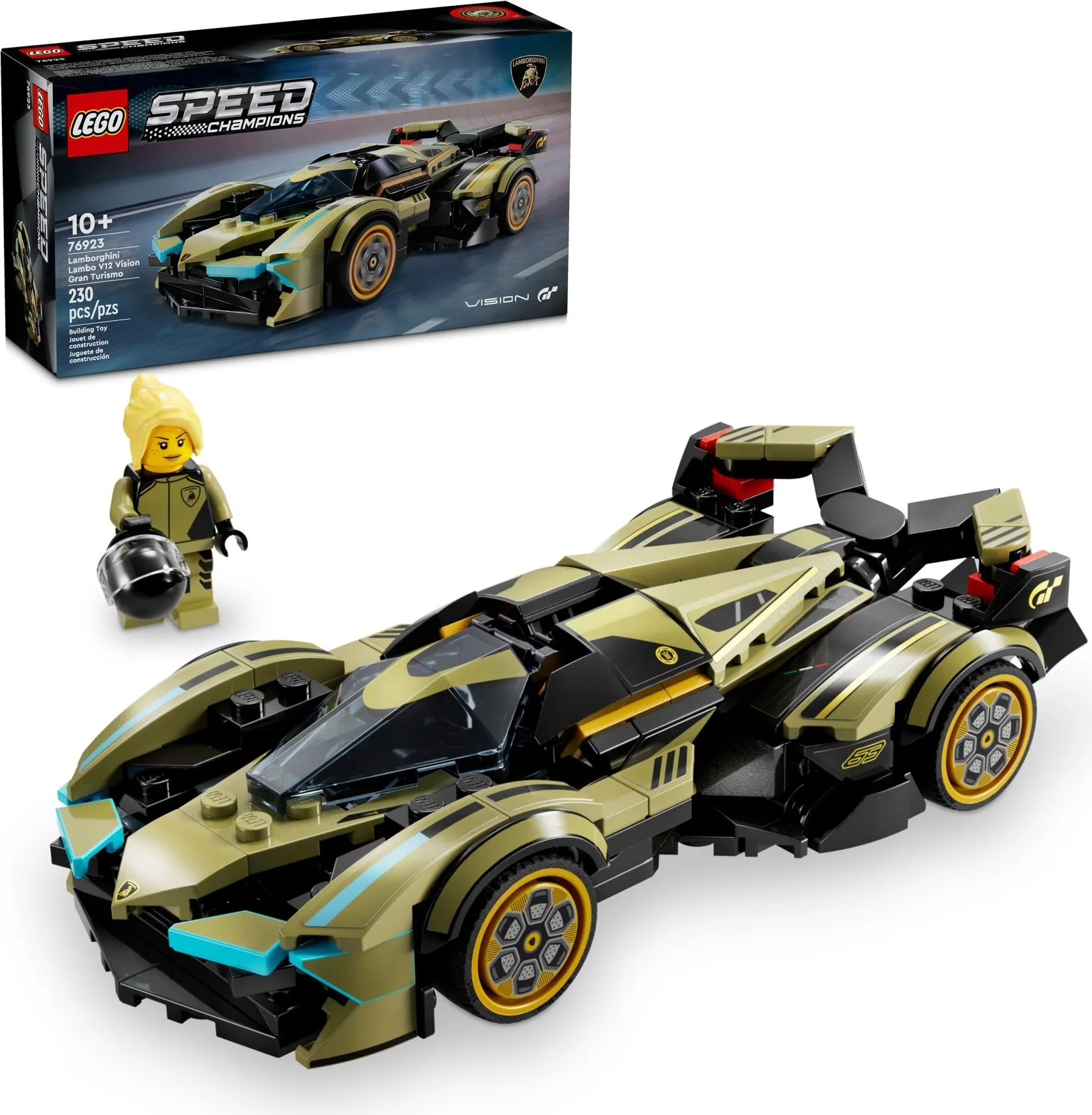 LEGO Speed Champions Lamborghini Lambo V12 Vision GT supercar 76923 LEGO Speed Champions Lamborghini Lambo V12 Vision GT supercar 76923