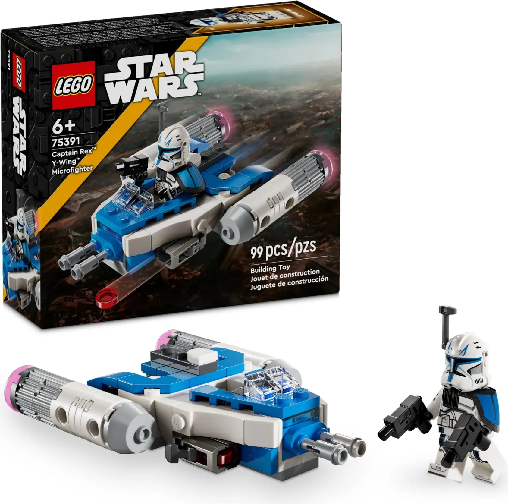 LEGO Star Wars Captain Rex Y-wing microfighter 75390
