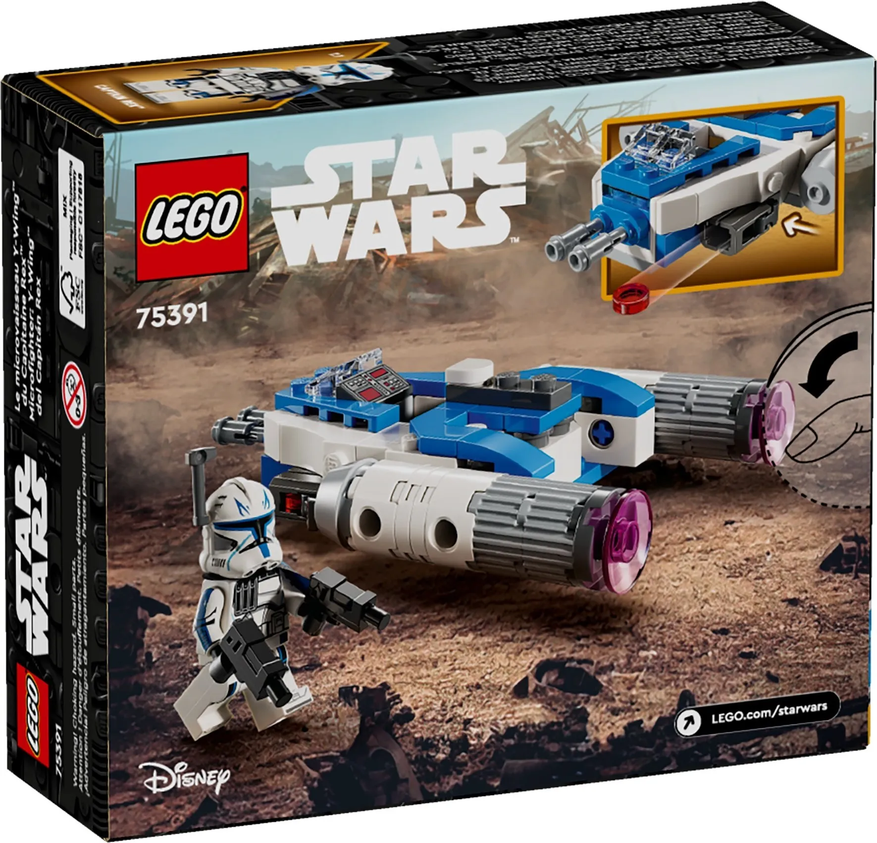 LEGO Star Wars Captain Rex Y-wing microfighter 75390