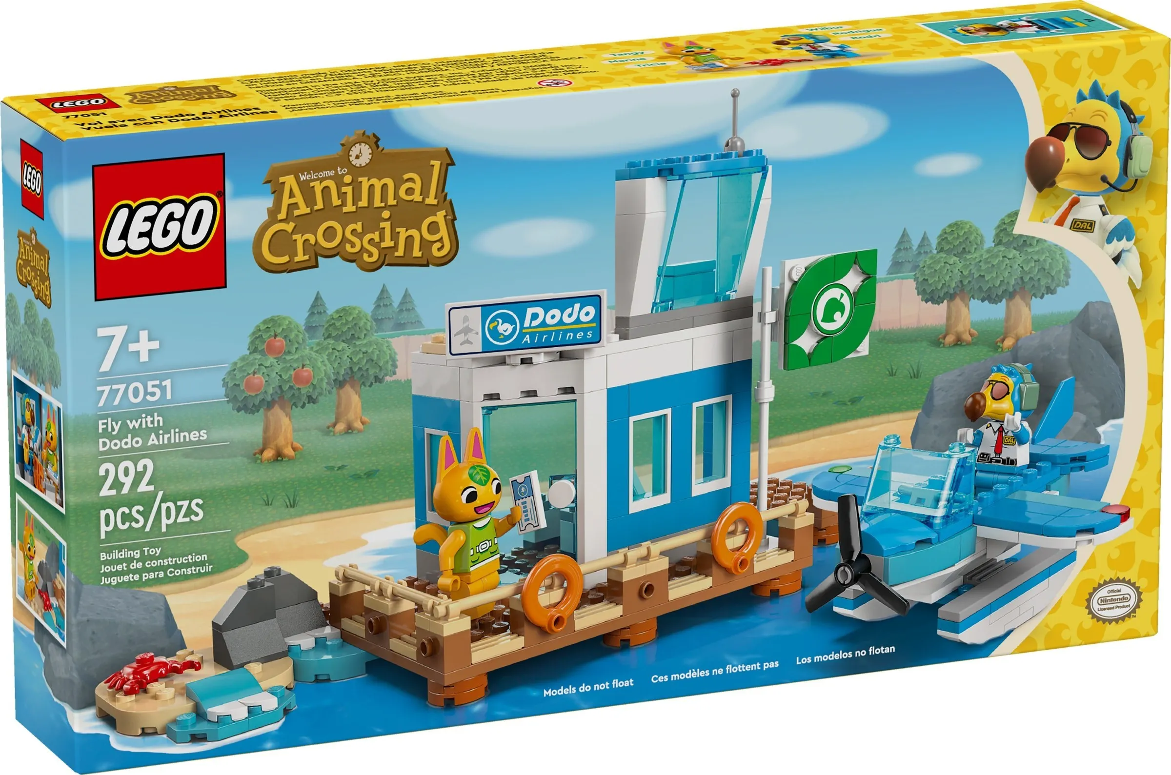LEGO Animal Crossing Vlieg met Dodo Airlines 77051