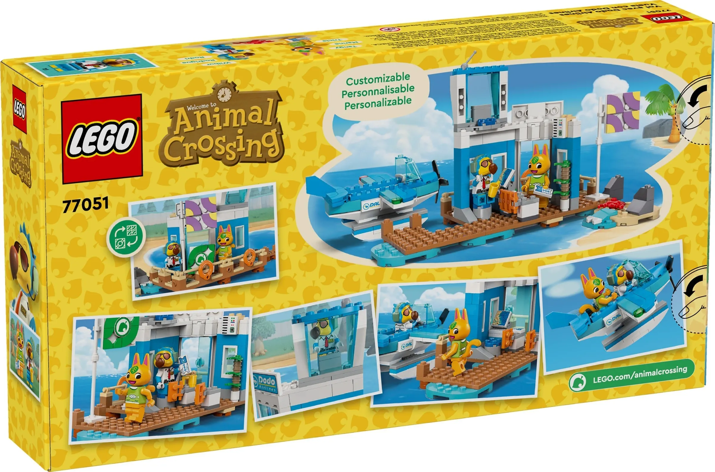 LEGO Animal Crossing Vlieg met Dodo Airlines 77051