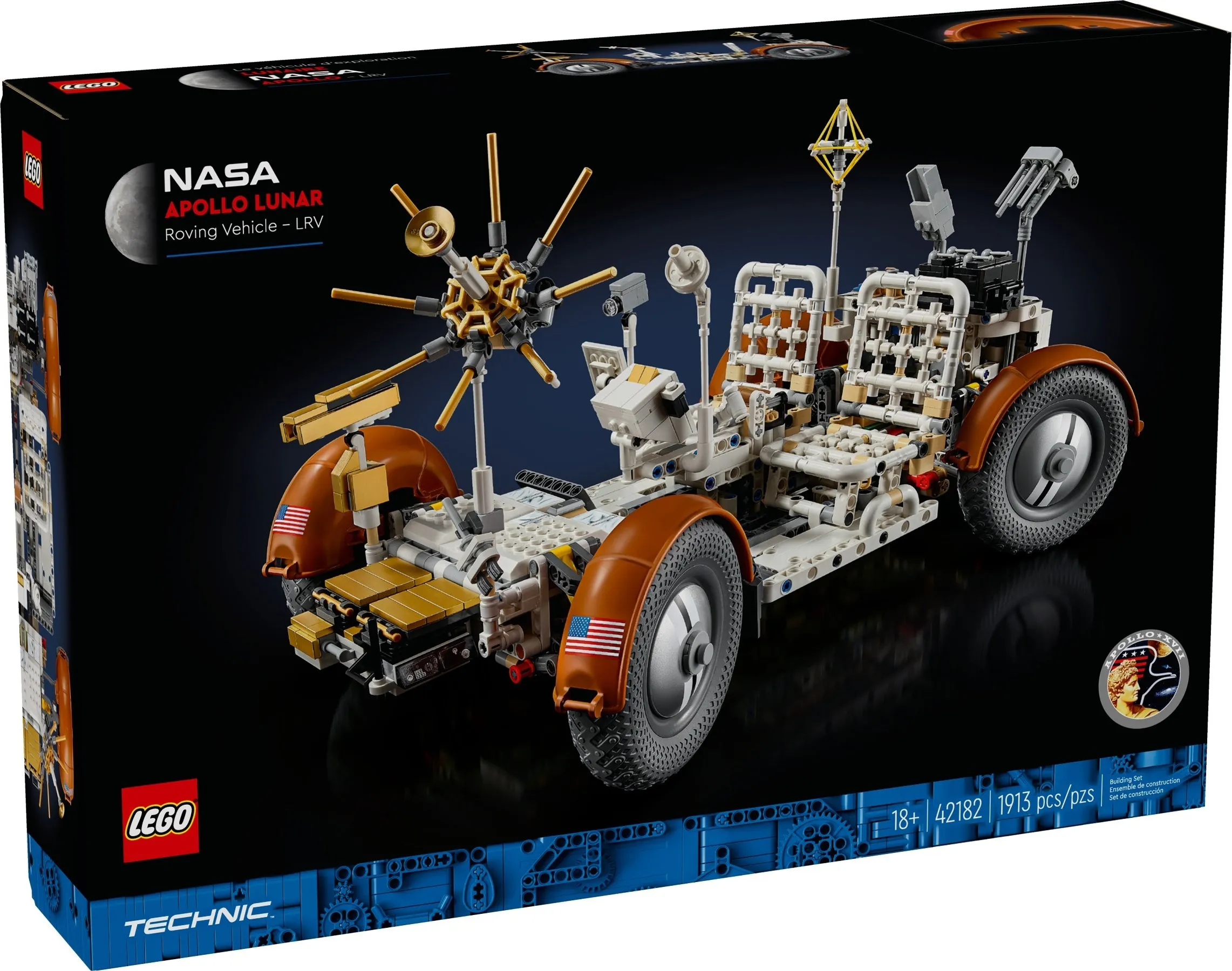 LEGO Technic NASA Apollo maanwagen – LRV 42182 LEGO Technic NASA Apollo maanwagen – LRV 42182
