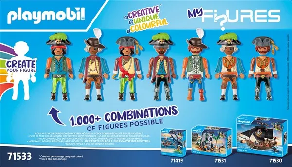Playmobil Pirates – My Figures Piraten 71533